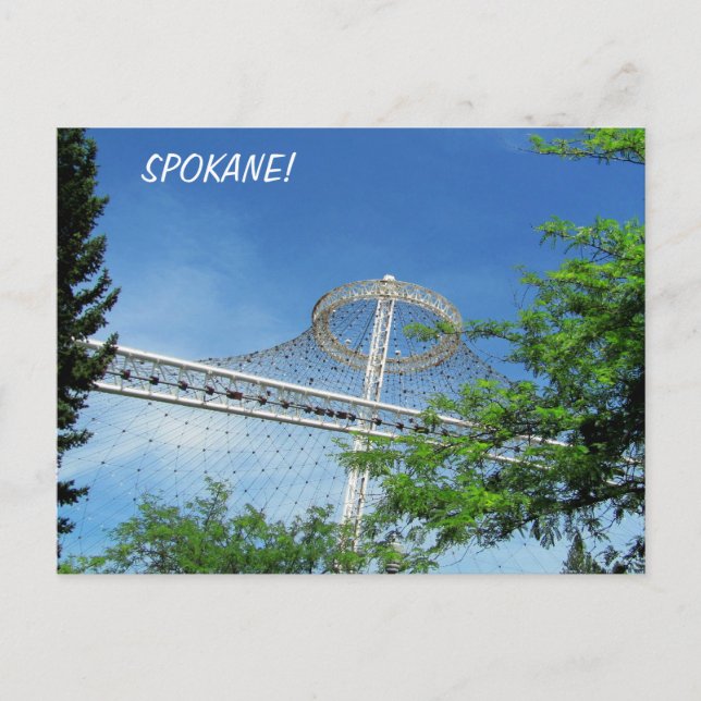 Spokane's US Pavilion at Riverfront Park Postcard (Front)