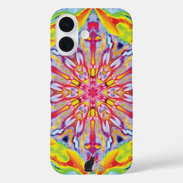 Spokes Kaleidoscope Case-Mate iPhone Case (Back)