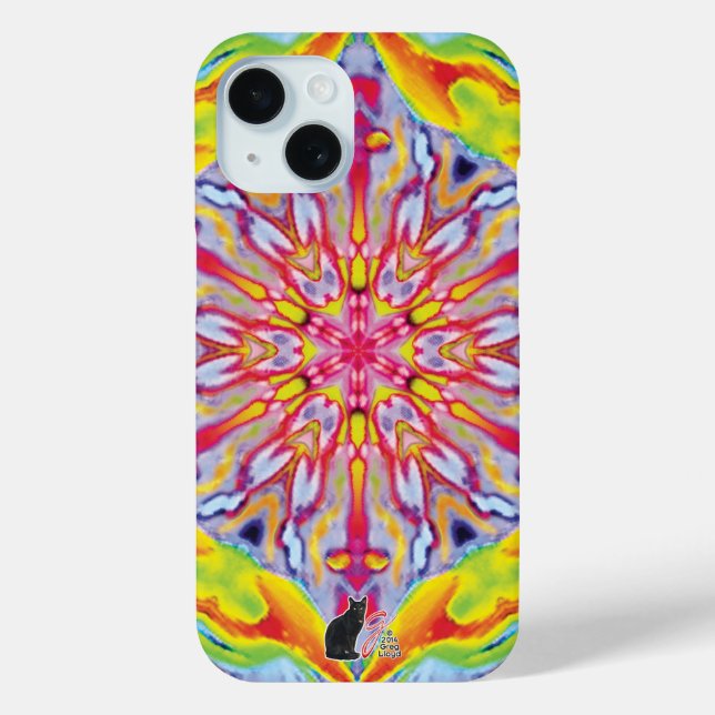 Spokes Kaleidoscope Case-Mate iPhone Case (Back)