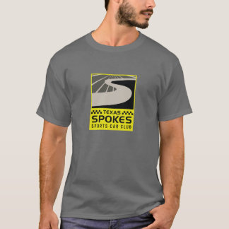 Spokes Logo Gray T-Shirt: Men T-Shirt