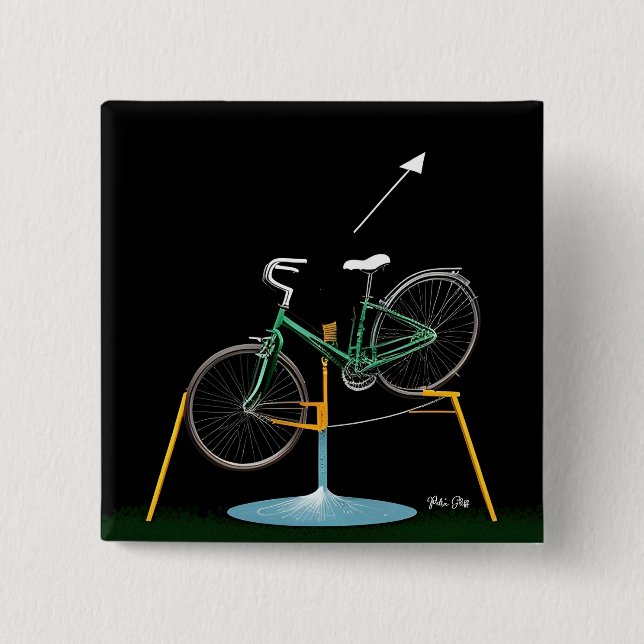 Spokes Petra Gliff Square Button (Front)