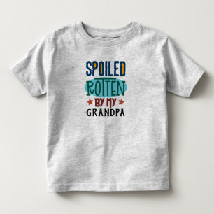 Spolied Rotten By My Personalized Any Name Grandpa Toddler T-shirt