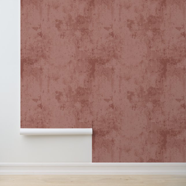 Sponge Dark Peach Pattern Wallpaper (Application)