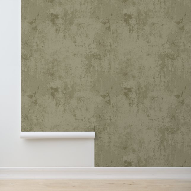 Sponge Medium Green Pattern Wallpaper (Application)