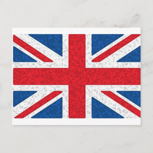 Sponge Union Jack Postcard