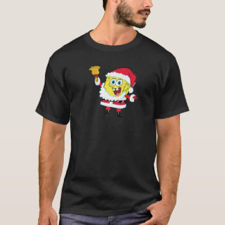 SpongeBob SquarePants Christmas Santa Claus with B T-Shirt