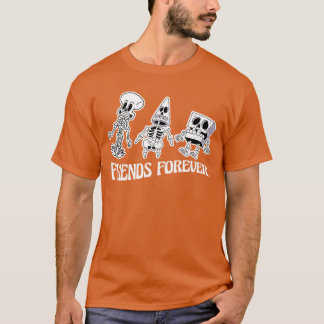 SpongeBob SquarePants Friends Forever Skeleton Bud T-Shirt