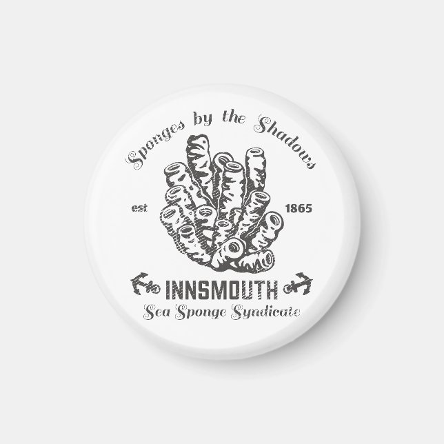 Sponges by the Shadows Innsmouth Magnet (Front)