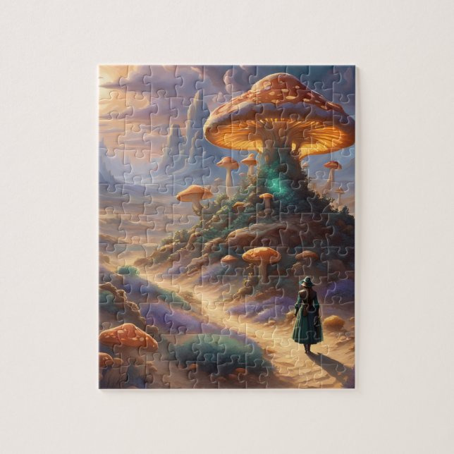 Spongi  Mushroom Planet  Jigsaw Puzzle (Vertical)