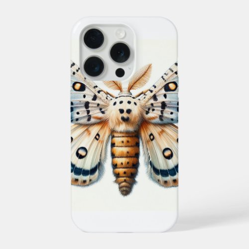 Spongy moth IREF1806 _ Watercolor iPhone 15 Pro Case