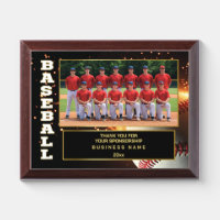 Sponsor Appreciation – Custom Baseball Team Photo 