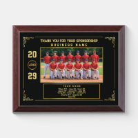 Sponsor Appreciation – Custom Baseball Team Photo
