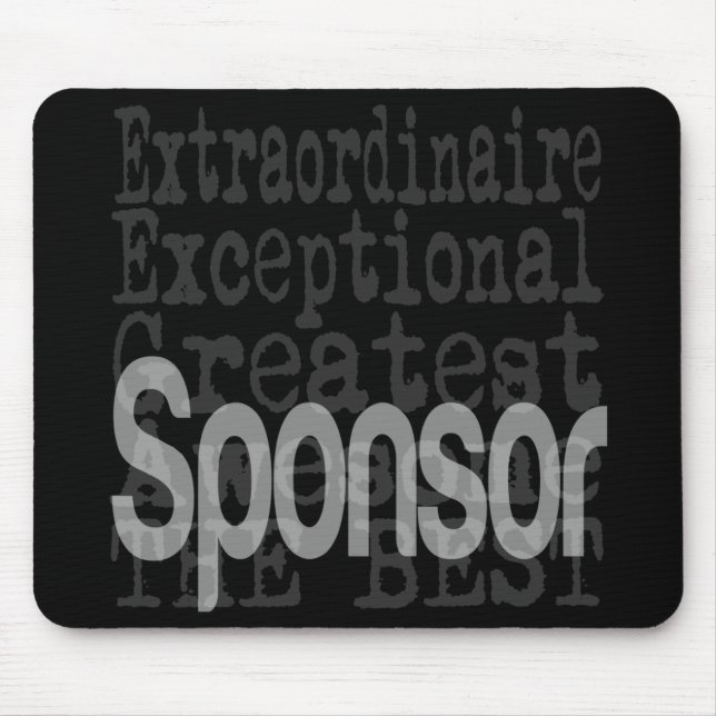 Sponsor Extraordinaire Mouse Pad (Front)