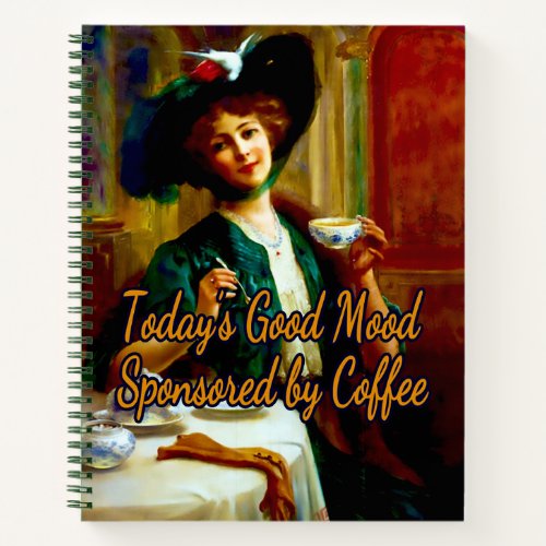 sponsored by Coffee A Painting by Emile Vernon Notebook