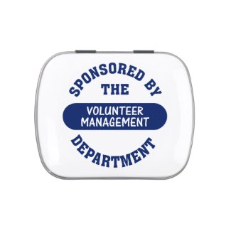 Sponsored by the Volunteer Management Department Jelly Belly Tins