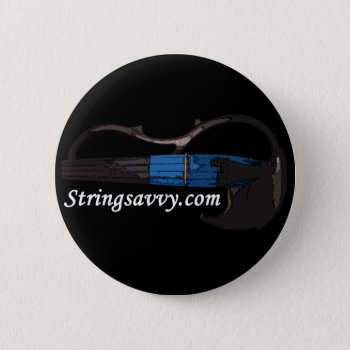 Sponsored Electric Violin Button by stringsavvy at Zazzle
