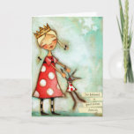 Spontaneous Dancing - Birthday Card<br><div class="desc">Another from my popular "She Believe Series".
"She Believed in Spontaneous Dancing" ©studiodudaart
Feel free to customize to suit your needs/occasion.</div>