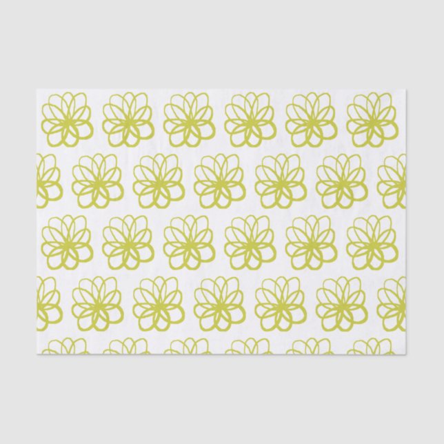 Spontaneous Flower - Banana Yellow Tissue Paper (Front)