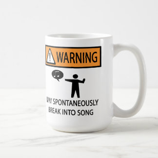 Spontaneous Singer Coffee Mug