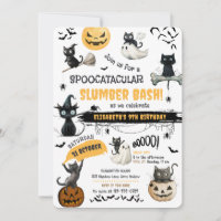 Spoocatacular Slumber Halloween Party