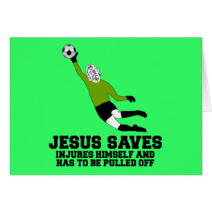 Spoof atheist Jesus saves