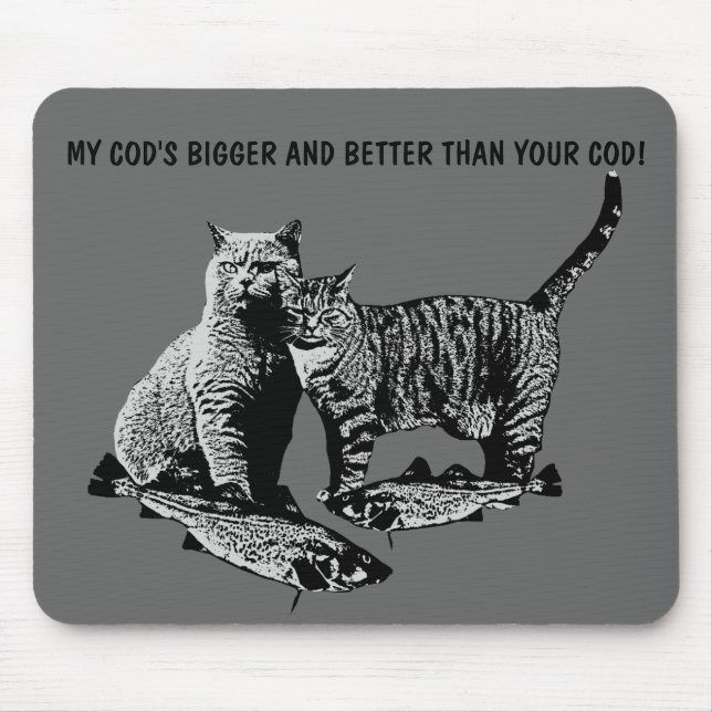 Spoof God Mouse Pad (Front)