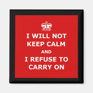 Spoof keep calm magnet