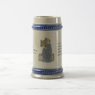 Spoof Latin stein for organists