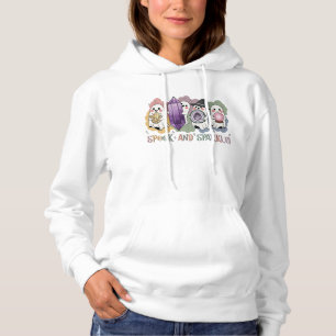 Spook and Sparkle Cute Ghosts Crystals Halloween Hoodie