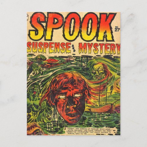 Spook Comic Book Postcard