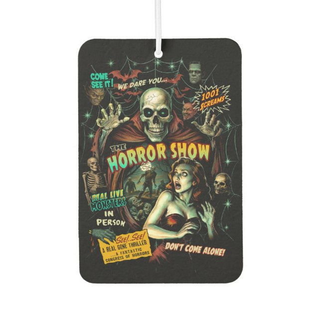 Spook Show Horror Air Freshener (Front)