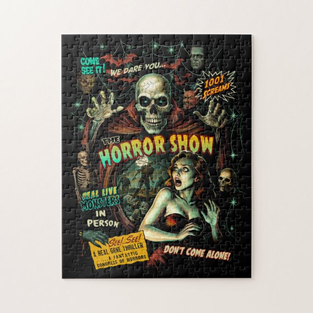 Spook Show Horror Jigsaw Puzzle (Vertical)