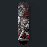 Spook Show Horror Skateboard Deck<br><div class="desc">Ride in retro horror style with this Spook Show Horror Show Skateboard Deck. Featuring bold red, black, and white artwork inspired by grindhouse spook show posters, this deck showcases monstrous faces and vintage typography that scream classic horror theater vibes. Ready to decorate your wall or hit the skate park, this...</div>