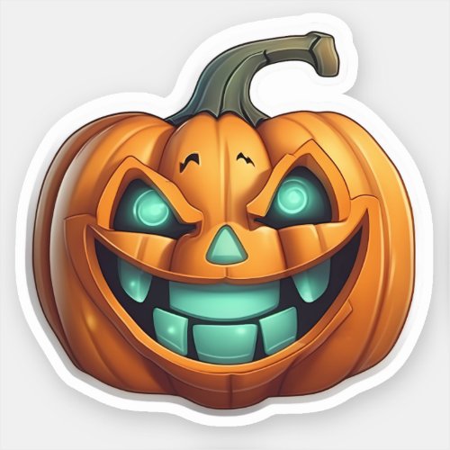 Spook_tastic Smiles Pumpkin Patch Comedy Club Sticker