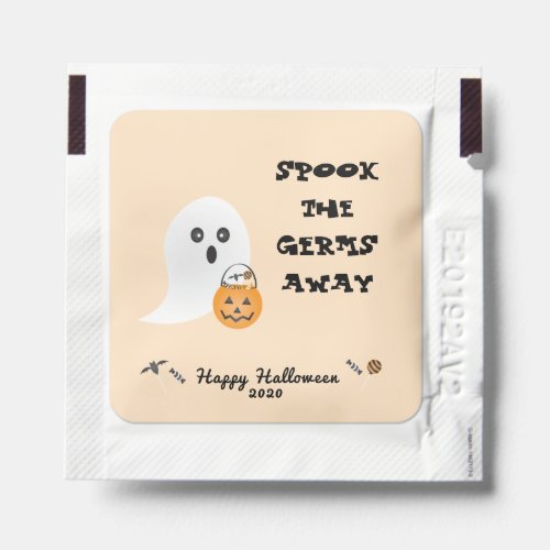 Spook The Germs Away Ghost Trick Or Treating Hand Sanitizer Packet