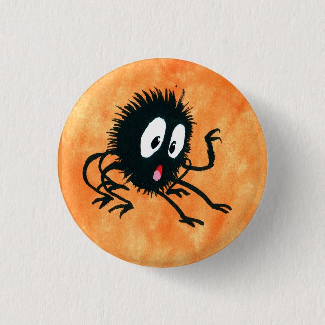 Spooked Spider! Button (Front)