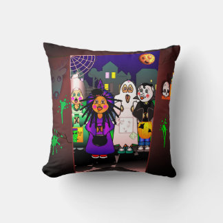 Spookie Halloween Throw Pillow