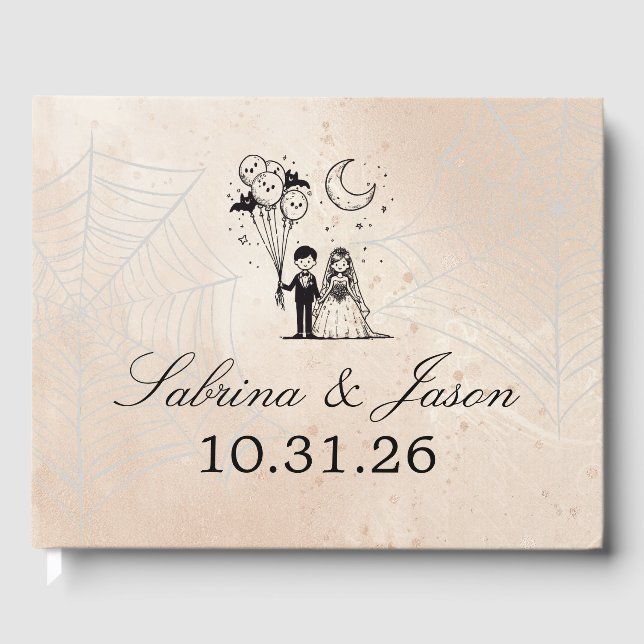Spookie Little Couple Guest Book (Front)
