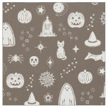 Spookie Things Pattern - Earth + Snow Fabric