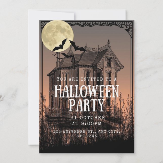 Spookiest Night of the Year Invitation (Front)