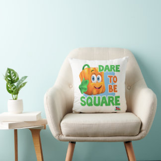 Spookley the Square Pumpkin | DARE TO BE SQUARE! Throw Pillow