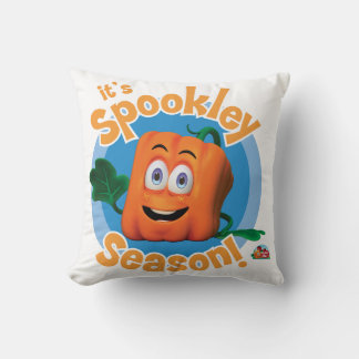 Spookley the Square Pumpkin | It's Spookley Season Throw Pillow