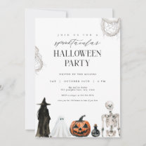 Spooktacular Adult Halloween Party Invitation