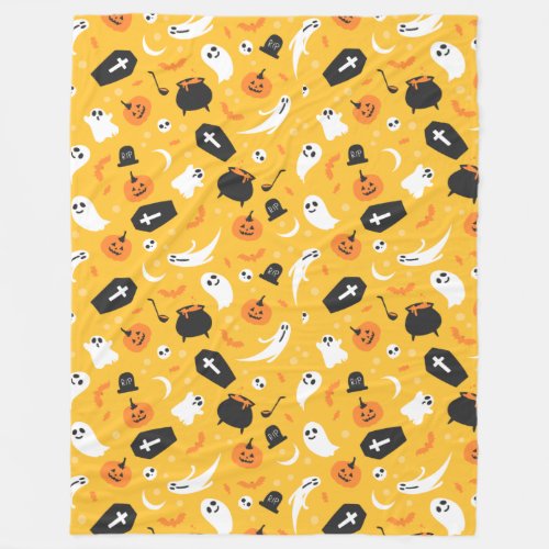 Spooktacular Art Fleece Blanket