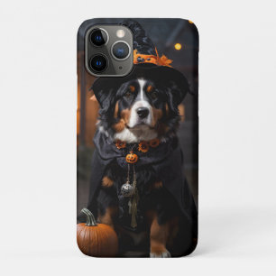 Spooktacular Bernese Dog: A Halloween Howl-o-Ween iPhone 11 Pro Case