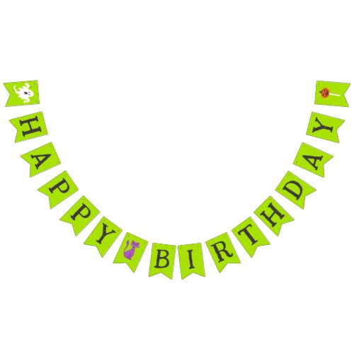 Spooktacular Birthday Bash Bunting Flags