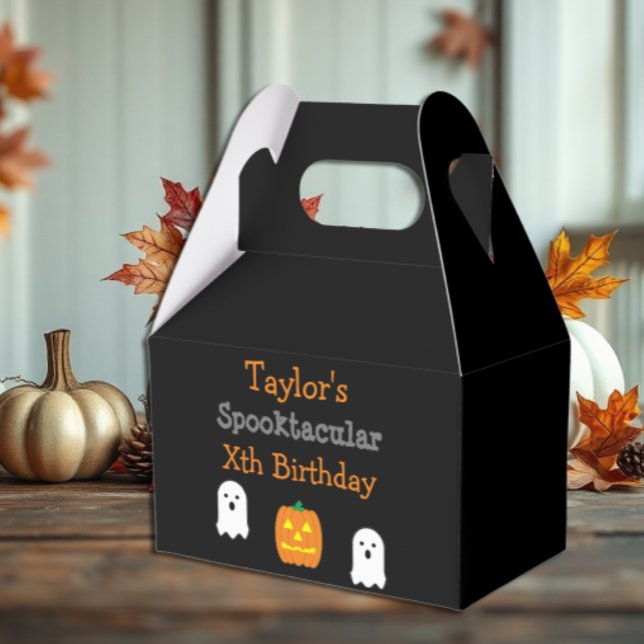 Spooktacular Birthday Favor Boxes (Creator Uploaded)