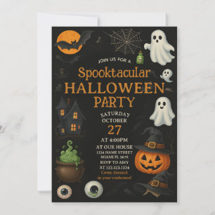 Spooktacular Costume Bash Halloween Invitation