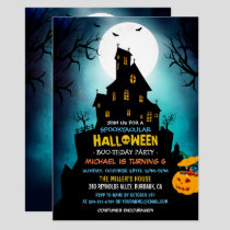 SPOOKTACULAR Costume Kids Halloween Birthday Party Invitation