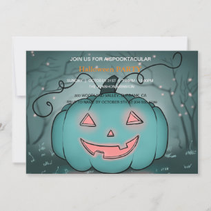 Spooktacular Dark Haunted House Halloween Party I Invitation